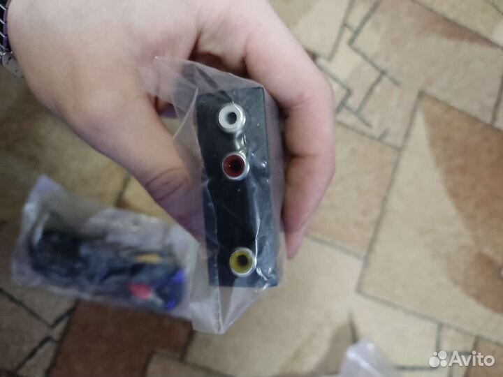 Переходник тюльпаны rca - scart