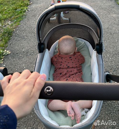 Люлька cybex mios дождевик в подарок