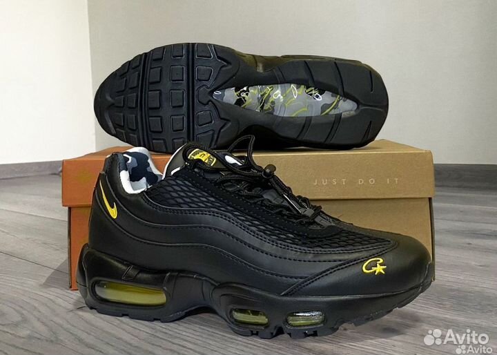 Кроссовки Nike Air Max 95 SP Corteiz Black Gold