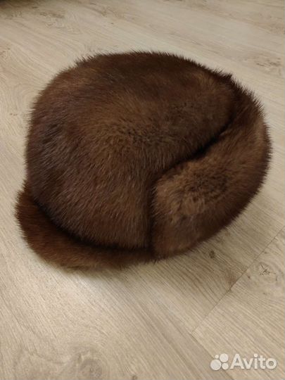 Норковая шапка мужская новая