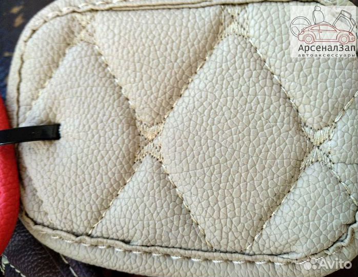 5Д автоковрики из экокожи Jaguar E-Pace бежевые