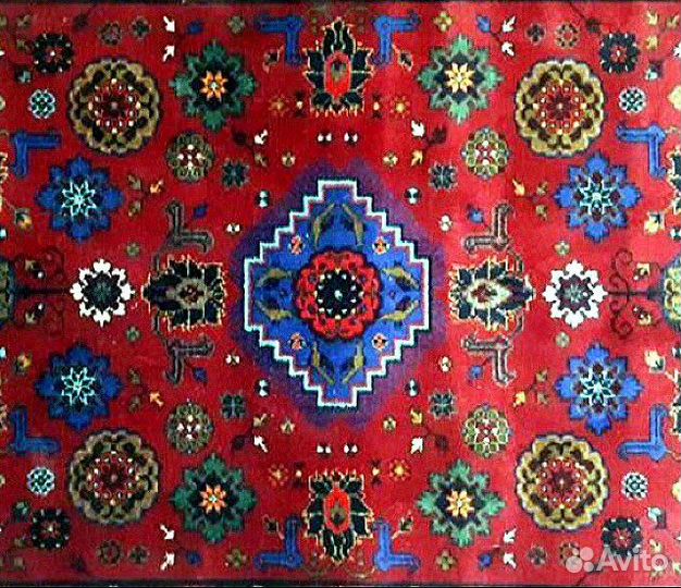 Ковер с ворсом, ручная работа, Дагестан