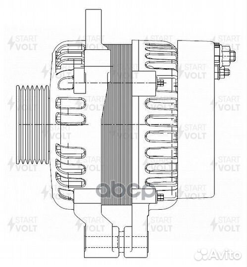 Генератор для а/м Chery Amulet A15 (08) /Bonus