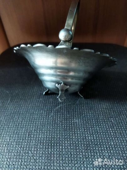 Ваза конфетница СССР серебро