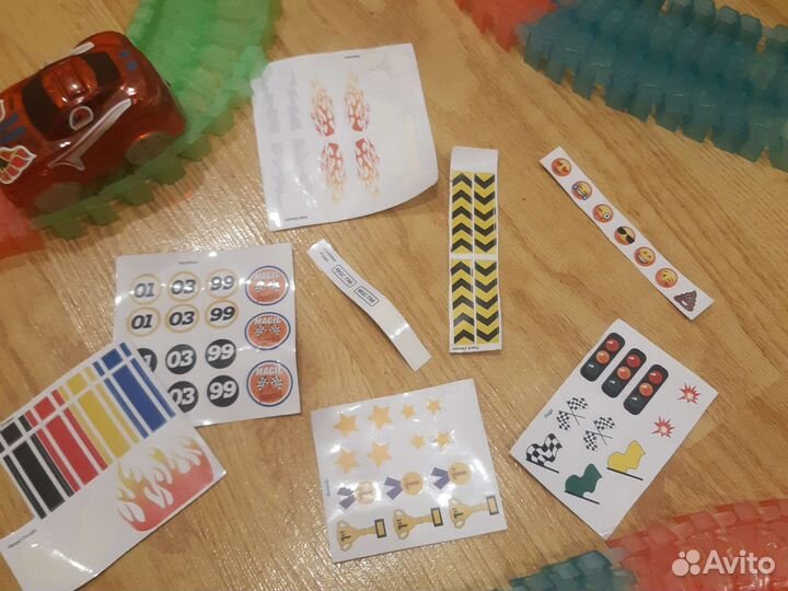 Светящиеся трасса с машинкой 