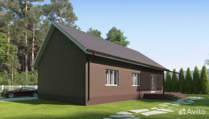 Альбом Готовый проект дома - 109,33 м2