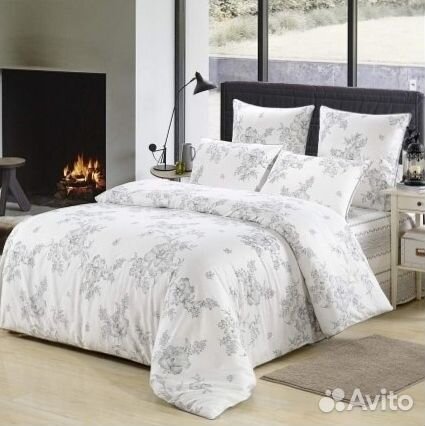 Постельное белье евро с готовым одеялом