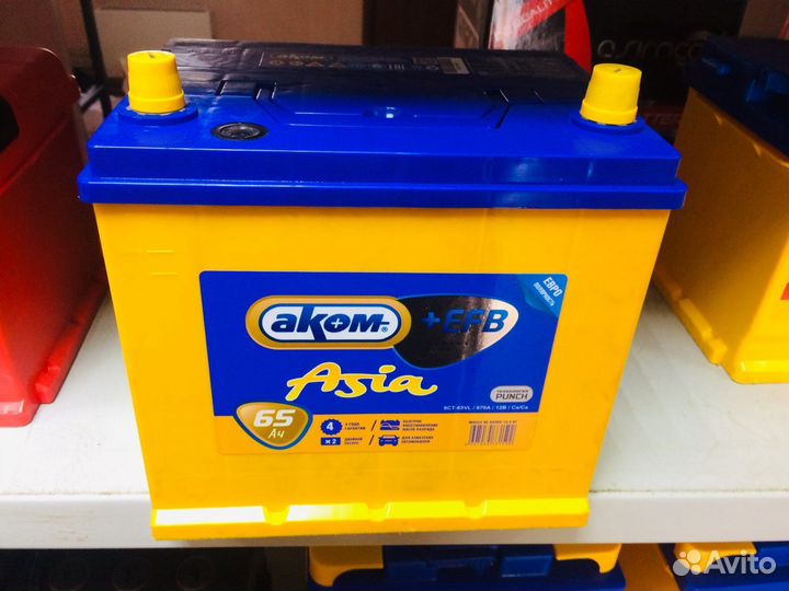 Аккумулятор 65 EFB Аком Asia