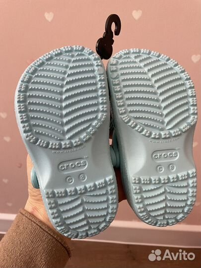 Новые сабо для девочки crocs оригинал 25 размер