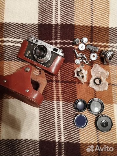 Фотоаппарат фэд-2, детали кинокамера Кварц