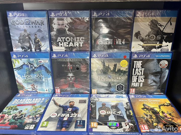 Игры для приставок PS4