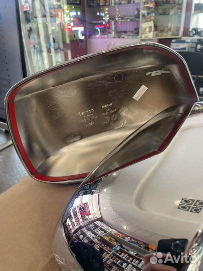 Хром накладки на зеркала Nissan Pathfinder Navara