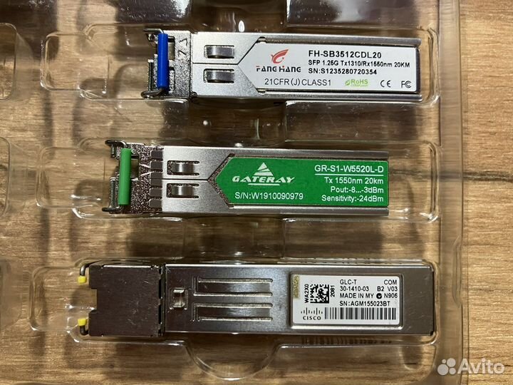 Sfp модули разные производители