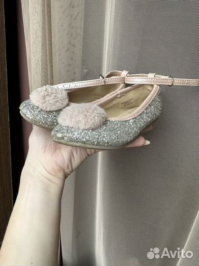 Туфли mothercare 25,5 для девочки