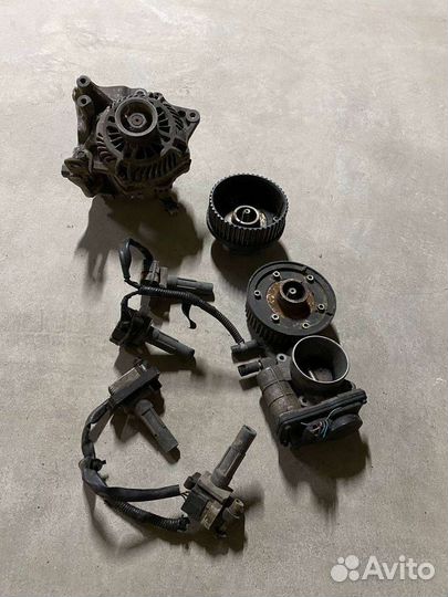 Генератор, катушки, заслонка