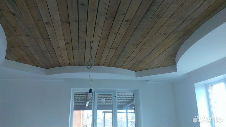 Натяжные потолки. Поластиковый окна. Отделка балко