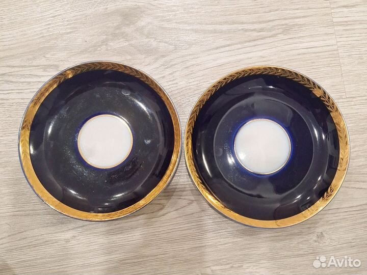 Блюдца лфз кобальт