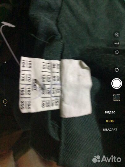 Рабочий костюм и шапка зимняя