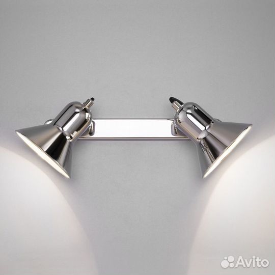 Светильник спот 2х25 Вт Е27 Хром