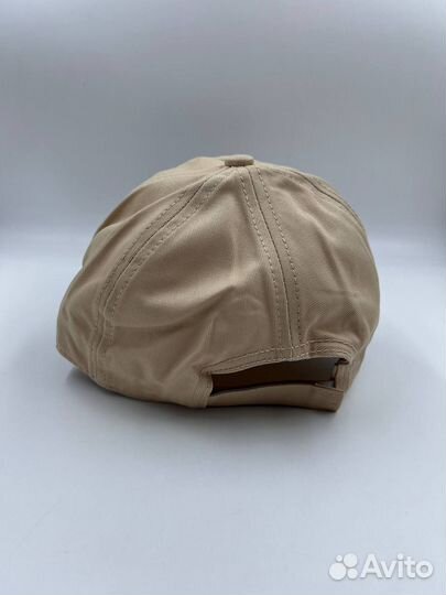 Кепка бейсболка Miu Miu люкс бежевая с синим 2025