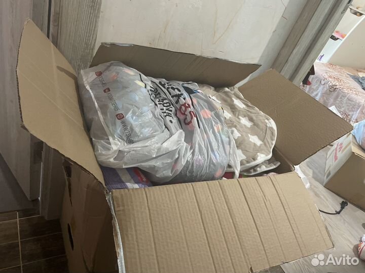 Вещи пакетом коробкой 0-6 мес