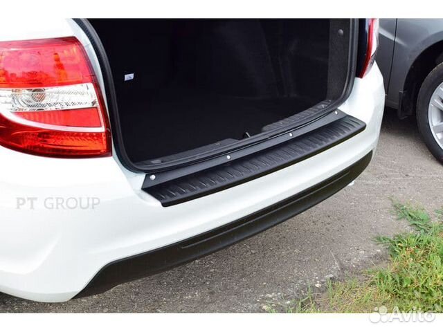 Накладка на бампер задняя гранта