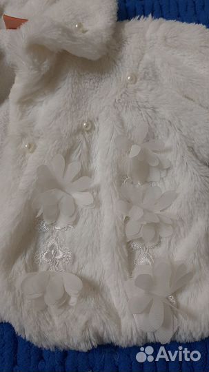 Меховое болеро для девочки