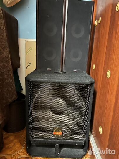 Сабвуфер и колонки бу