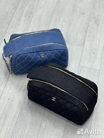 Джинсова косметичка Chanel