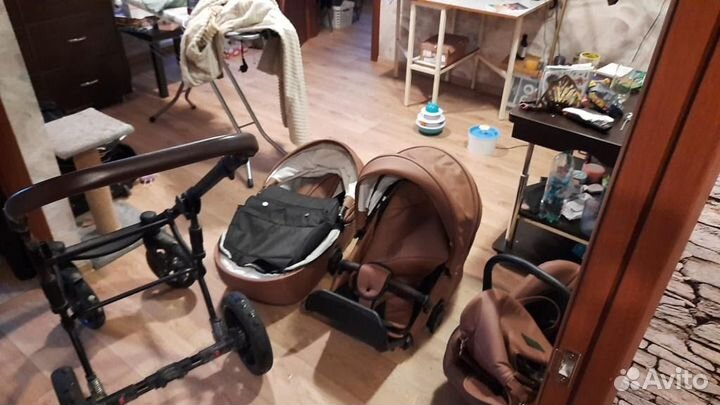 Коляска 3 в 1 verdi mocca