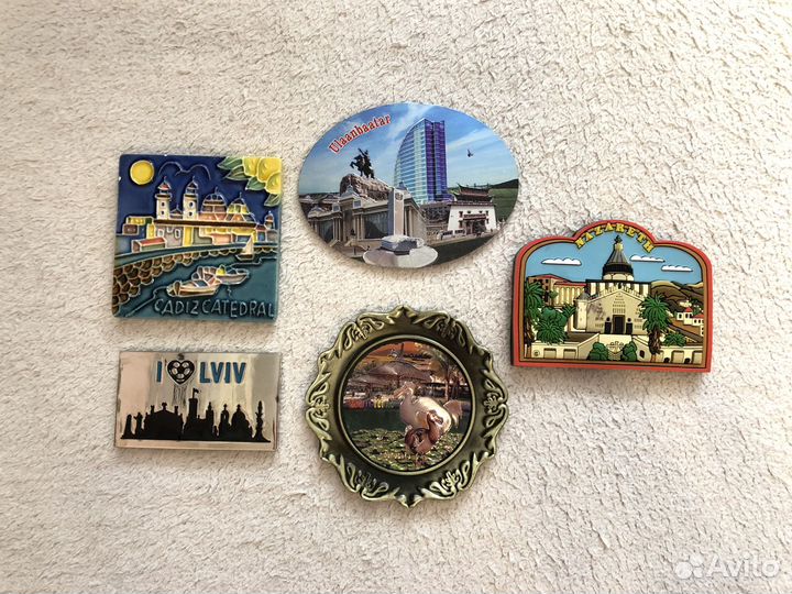 Магниты сувенирные на холодильник