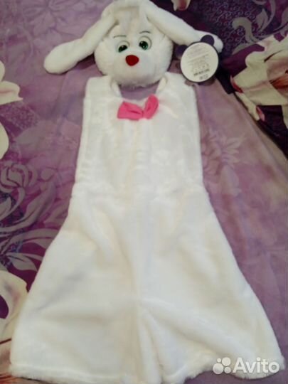 Новогодний костюм зайчика