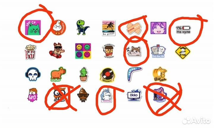 Стикерсы из магнита