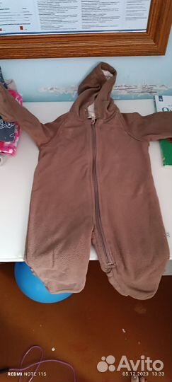 Тёплый комбинезон на флисе