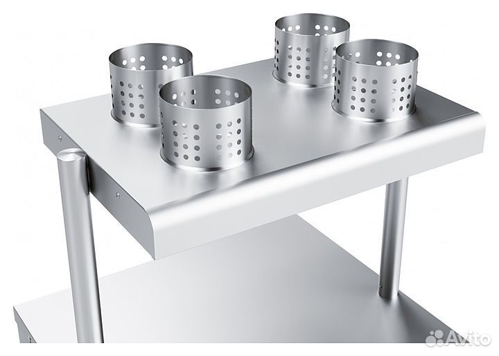 Прилавок для столовых приборов и подносов Abat Hot