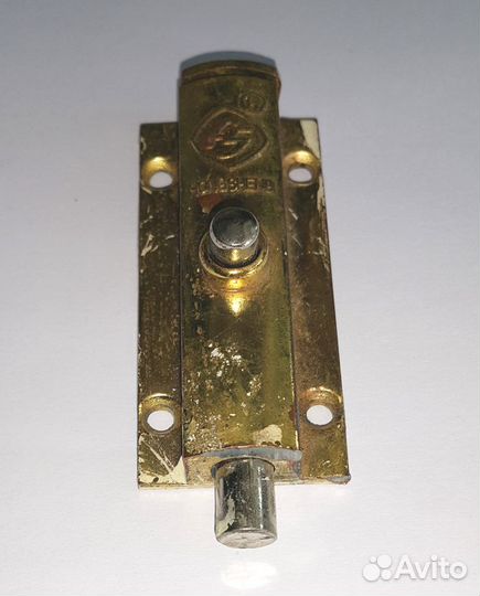 Шпингалет для двери на пружине (1 штука)