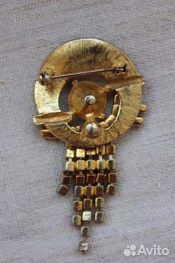 Брошь Чехословакия. Бижутерия Винтаж СССР