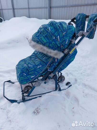 Детские санки коляска