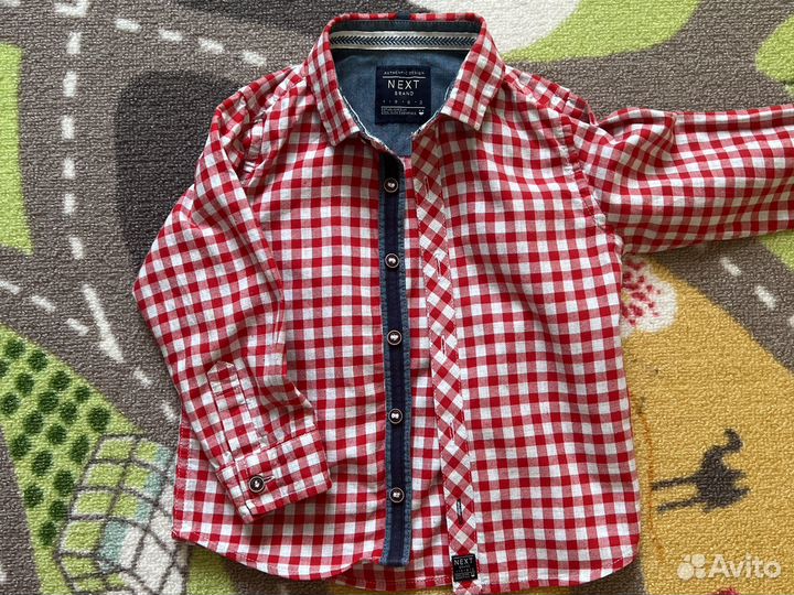 Рубашка некст с галстуком 92