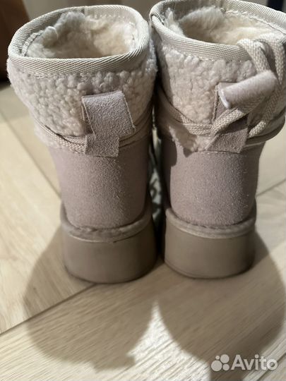 Натуральная овчина сапоги