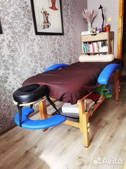 Стационарный Массажный стол, усиленный