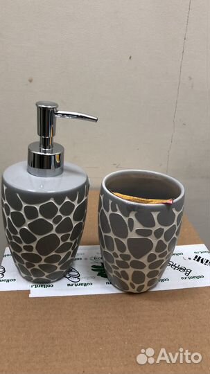 Набор ерш с подставкой Darwin Pebble Spirella (Шв