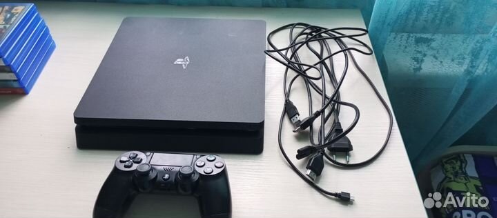 Sony playstation 4 slim 1tb с играми