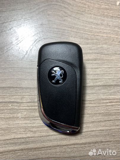 Выкидной ключ Citroen/Peugeot с программированием