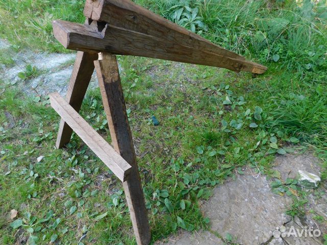 Старинный инструмент-орудие труда льномялка, перио