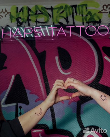 Тату минитату мини татуировка