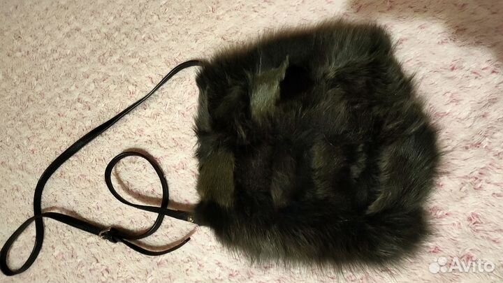 Сумка женская меховая