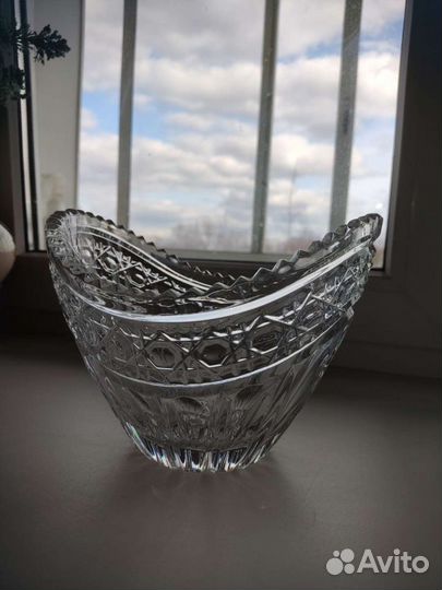 Хрустальная конфетница СССР