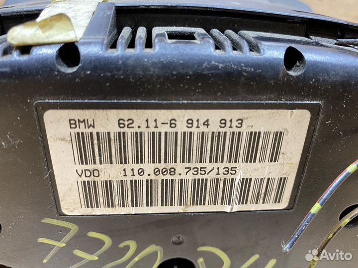 Панель приборов BMW E39 дизель 772084