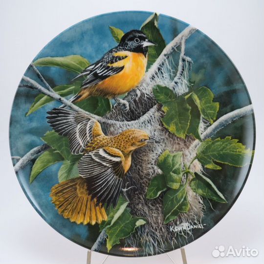 Тарелка Британская Энциклопедия Балтиморск. иволга
